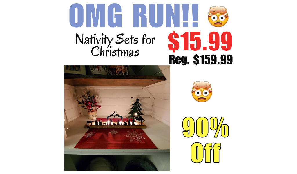 Nativity Sets for Christmas Only $15.99 Shipped on Amazon (Regularly $159.99)