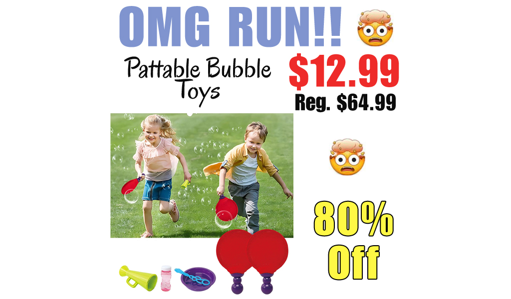 Pattable Bubble Toys Only $12.99 Shipped on Amazon (Regularly $64.99)
