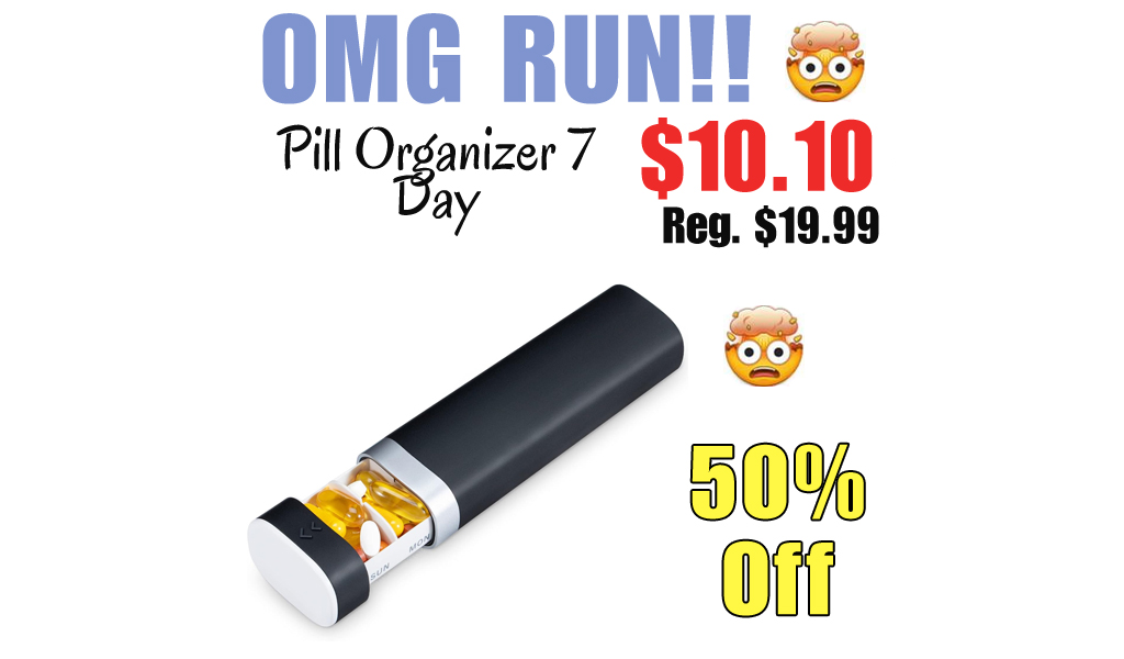 Pill Organizer 7 Day Only $10.10 Shipped on Amazon (Regularly $19.99)