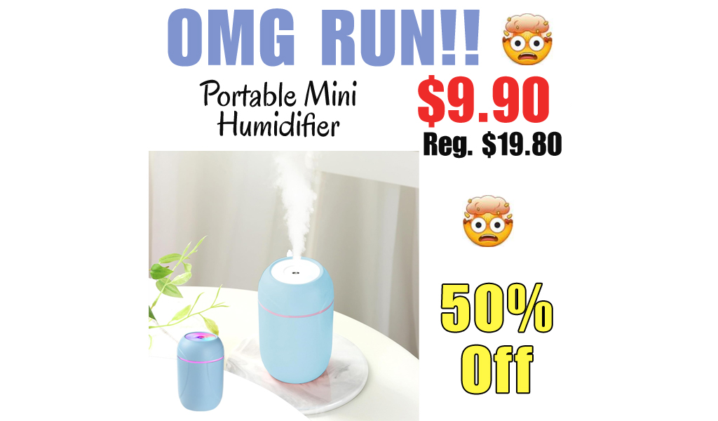 Portable Mini Humidifier Only $9.90 Shipped on Amazon (Regularly $19.80)