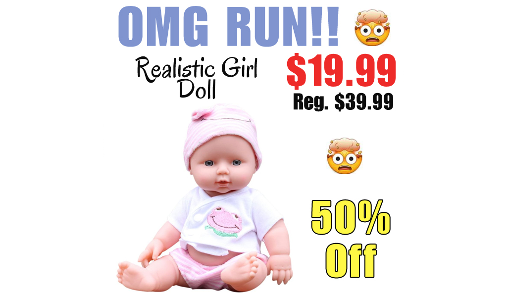 Realistic Girl Doll Only $19.99 Shipped on Amazon (Regularly $39.99)
