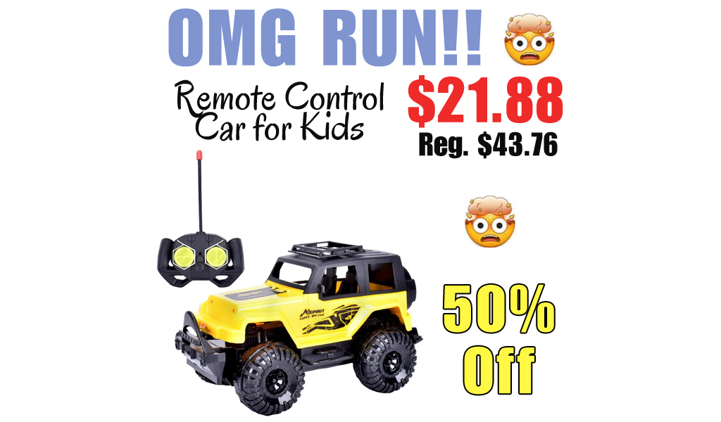 Remote Control Car for Kids Only $21.88 Shipped on Amazon (Regularly $43.76)