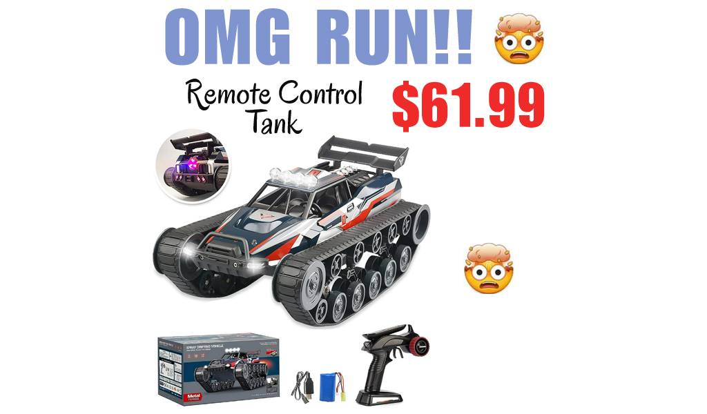 Remote Control Tank Only $61.99 Shipped on Walmart