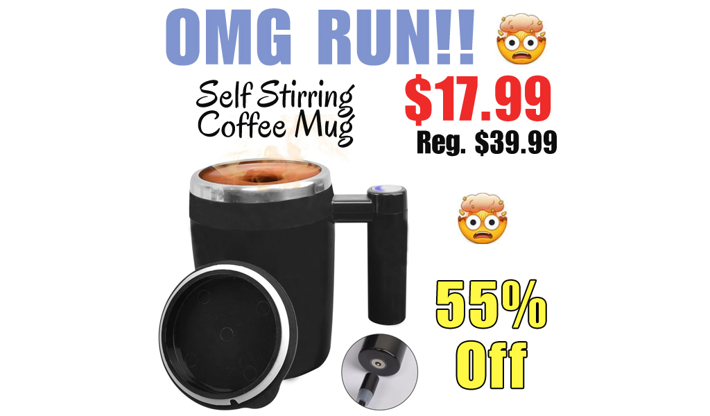 Self Stirring Coffee Mug Only $17.99 Shipped on Amazon (Regularly $39.99)