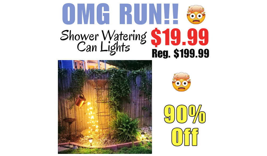 Shower Watering Can Lights Only $19.99 Shipped on Amazon (Regularly $199.99)