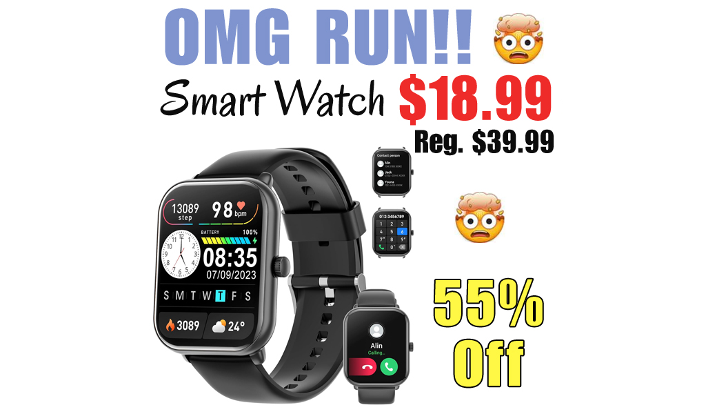 Smart Watch Only $18.99 Shipped on Amazon (Regularly $39.99)