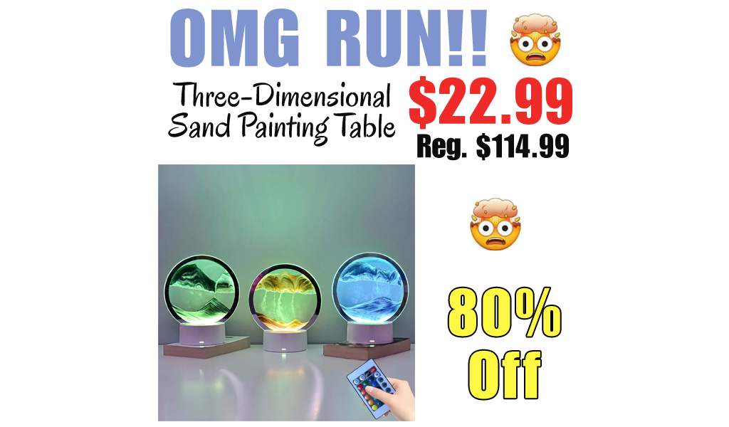 Three-Dimensional Sand Painting Table Lamp Only $22.99 Shipped on Amazon (Regularly $114.99)