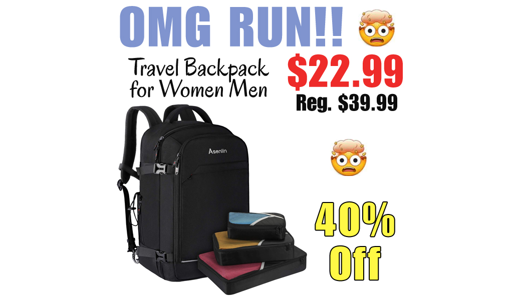 Travel Backpack for Women Men Only $22.99 Shipped on Amazon (Regularly $39.99)