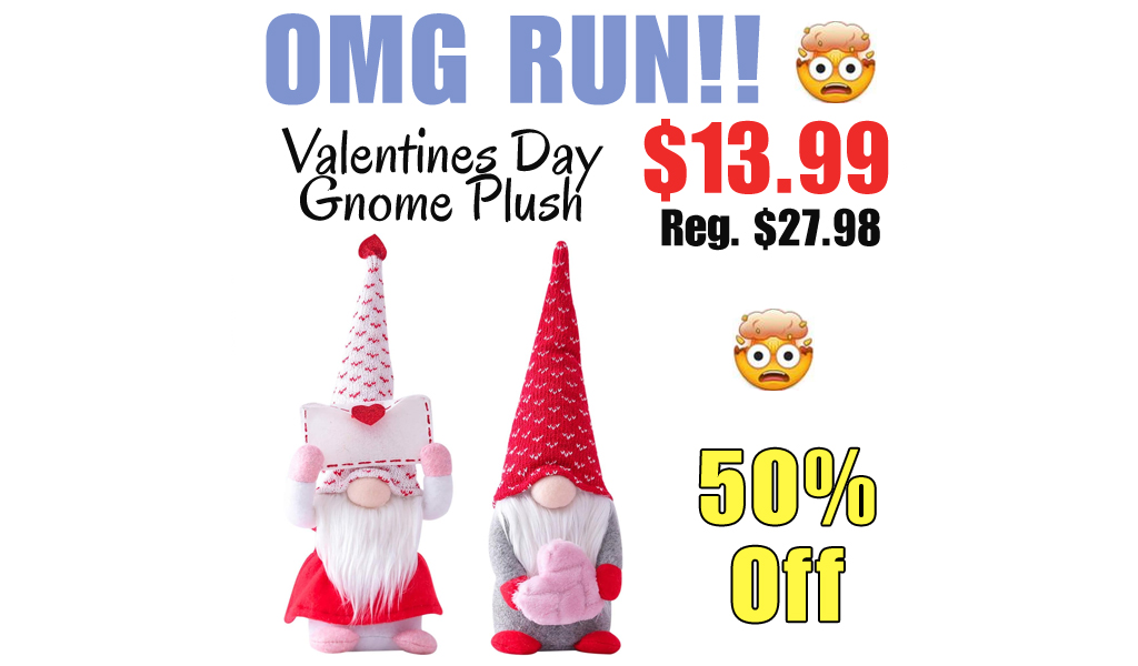 Valentines Day Gnome Plush Only $13.99 Shipped on Amazon (Regularly $27.98)