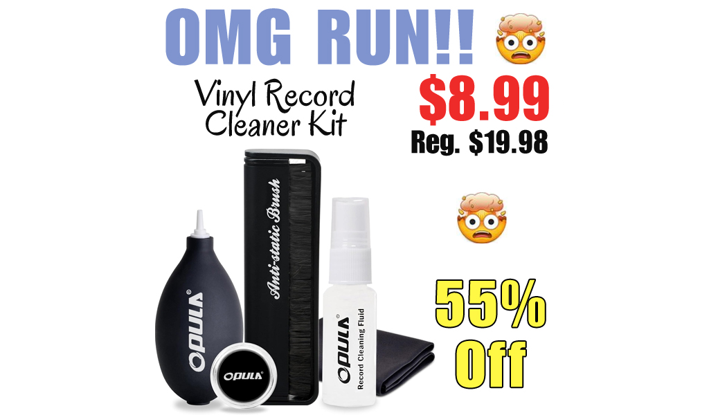 Vinyl Record Cleaner Kit Only $8.99 Shipped on Amazon (Regularly $19.98)