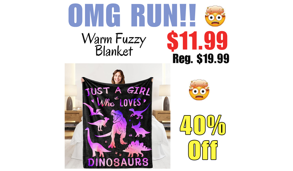 Warm Fuzzy Blanket Only $11.99 Shipped on Amazon (Regularly $19.99)