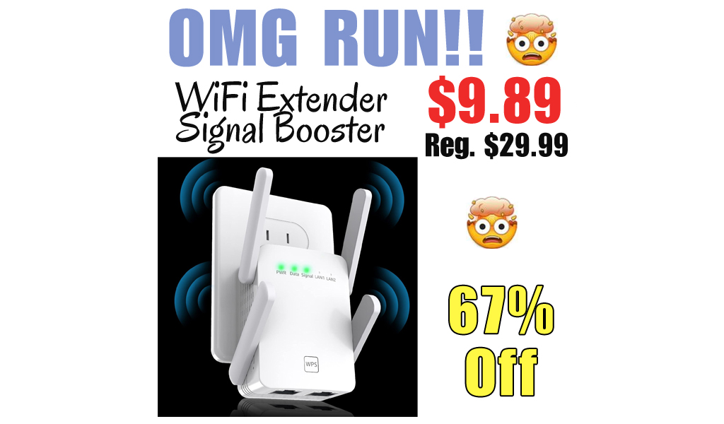 WiFi Extender Signal Booster Only $9.89 Shipped on Amazon (Regularly $29.99)