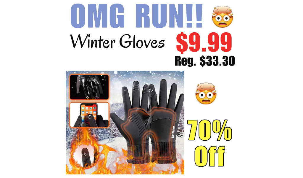 Winter Gloves Only $9.99 Shipped on Amazon (Regularly $33.30)