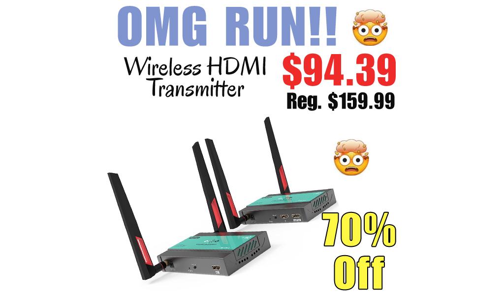 Wireless HDMI Transmitter Only $94.39 Shipped on Amazon (Regularly $159.99)