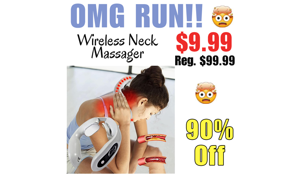 Wireless Neck Massager Only $9.99 Shipped on Amazon (Regularly $99.99)