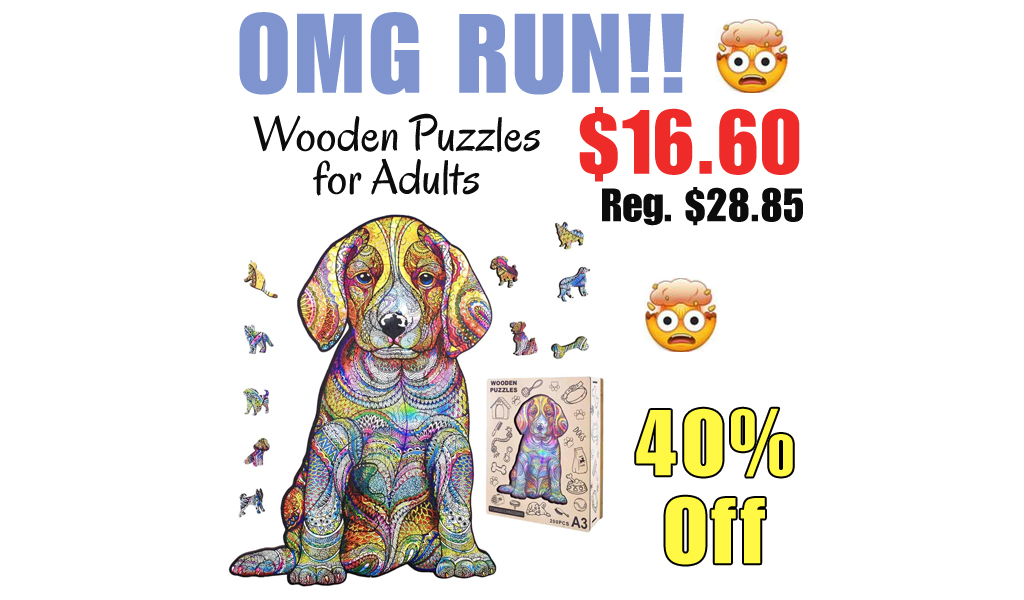 Wooden Puzzles for Adults Only $16.60 Shipped on Amazon (Regularly $28.85)