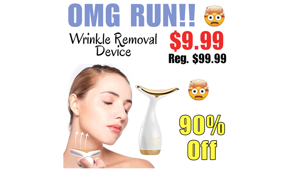 Wrinkle Removal Device Only $9.99 Shipped on Amazon (Regularly $99.99)