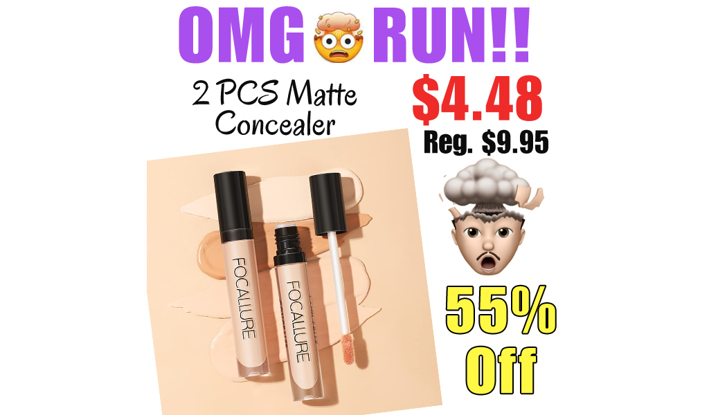 2PCS Matte Concealer Only $4.48 Shipped on Amazon (Regularly $9.95)