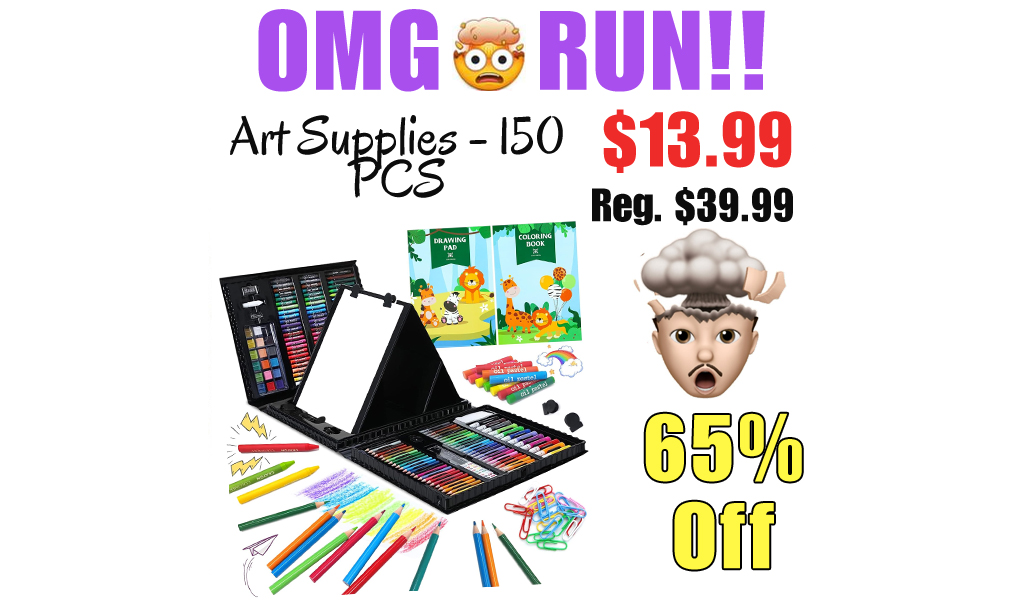 Art Supplies 150 PCS Only $13.99 Shipped on Amazon (Regularly $39.99)