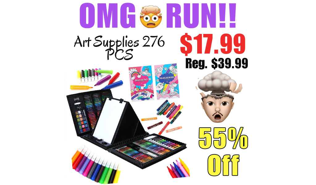 Art Supplies 276 PCS Only $17.99 Shipped on Amazon (Regularly $39.99)