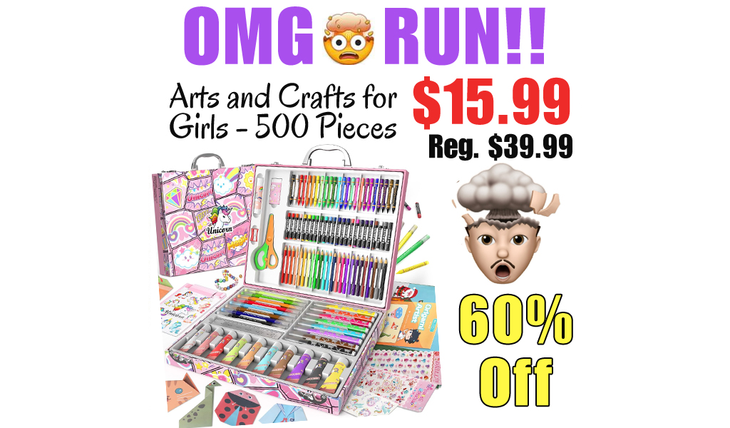 Arts and Crafts for Girls - 500 Pieces Only $15.99 Shipped on Amazon (Regularly $39.99)