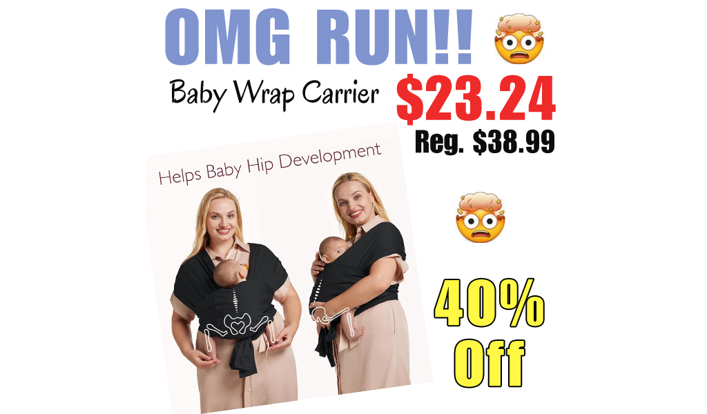 Baby Wrap Carrier Only $23.24 Shipped on Amazon (Regularly $38.99)