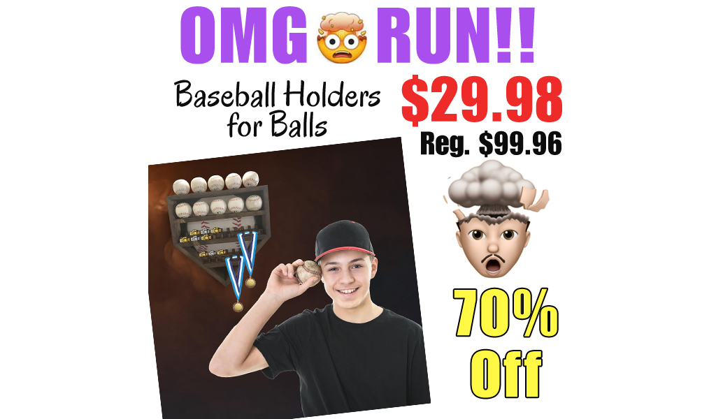 Baseball Holders for Balls Only $29.98 Shipped on Amazon (Regularly $99.96)