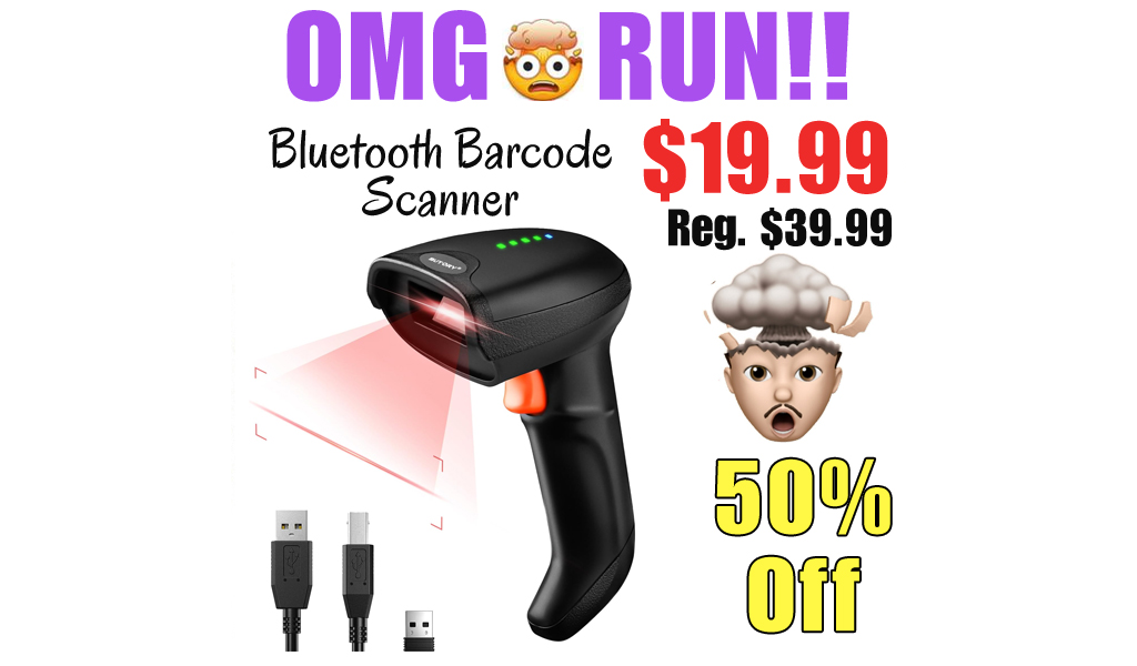 Bluetooth Barcode Scanner Only $19.99 Shipped on Amazon (Regularly $39.99)