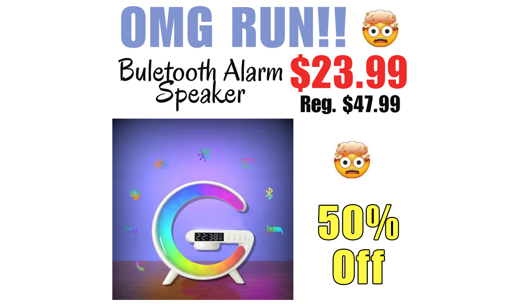 Buletooth Alarm Speaker Only $23.99 Shipped on Amazon (Regularly $47.99)