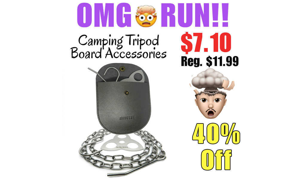 Camping Tripod Board Accessories Only $7.10 Shipped on Amazon (Regularly $11.99)