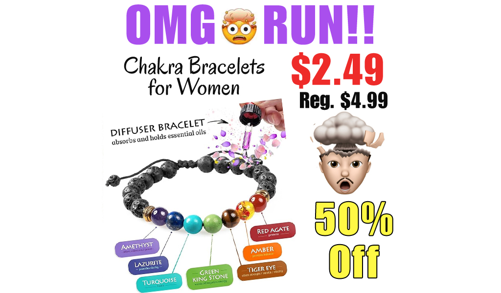 Chakra Bracelets for Women Only $2.49 Shipped on Amazon (Regularly $4.99)