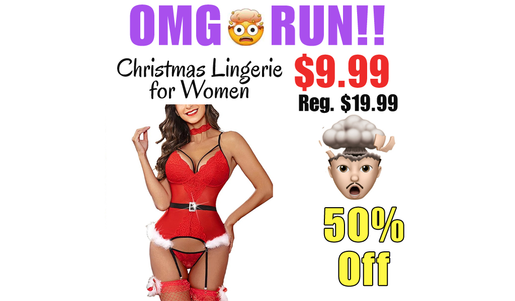 Christmas Lingerie for Women Only $9.99 Shipped on Amazon (Regularly $19.99)