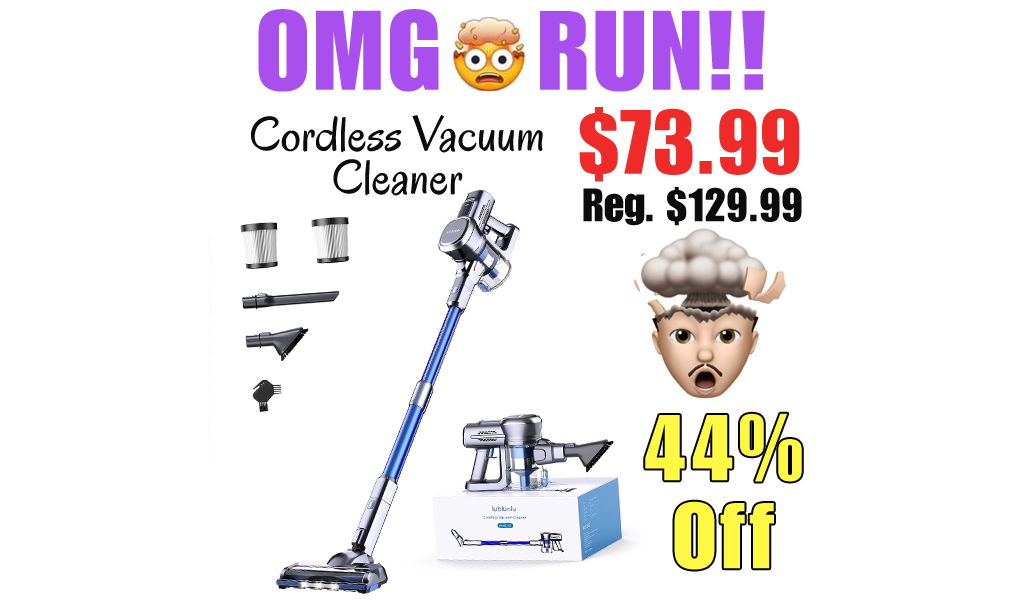 Cordless Vacuum Cleaner Only $73.99 Shipped on Amazon (Regularly $129.99)