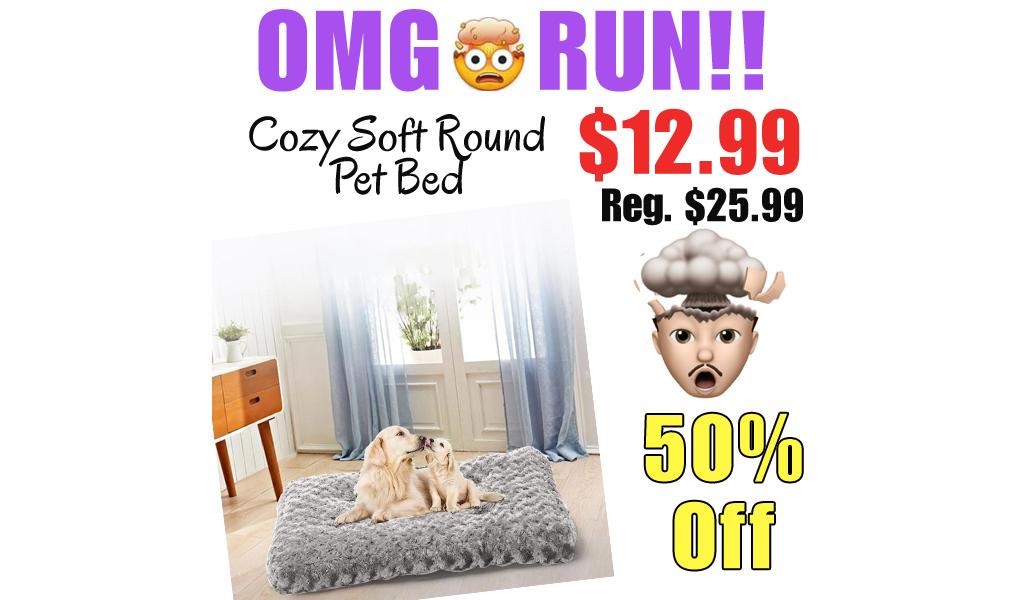 Cozy Soft Round Pet Bed Only $12.99 Shipped on Amazon (Regularly $25.99)