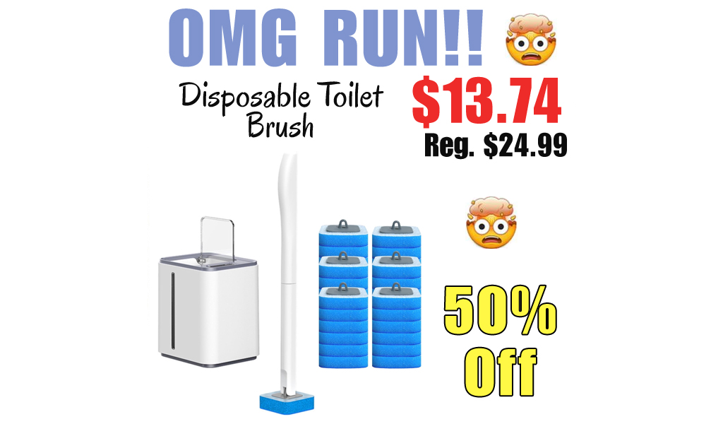 Disposable Toilet Brush Only $13.74 Shipped on Amazon (Regularly $24.99)