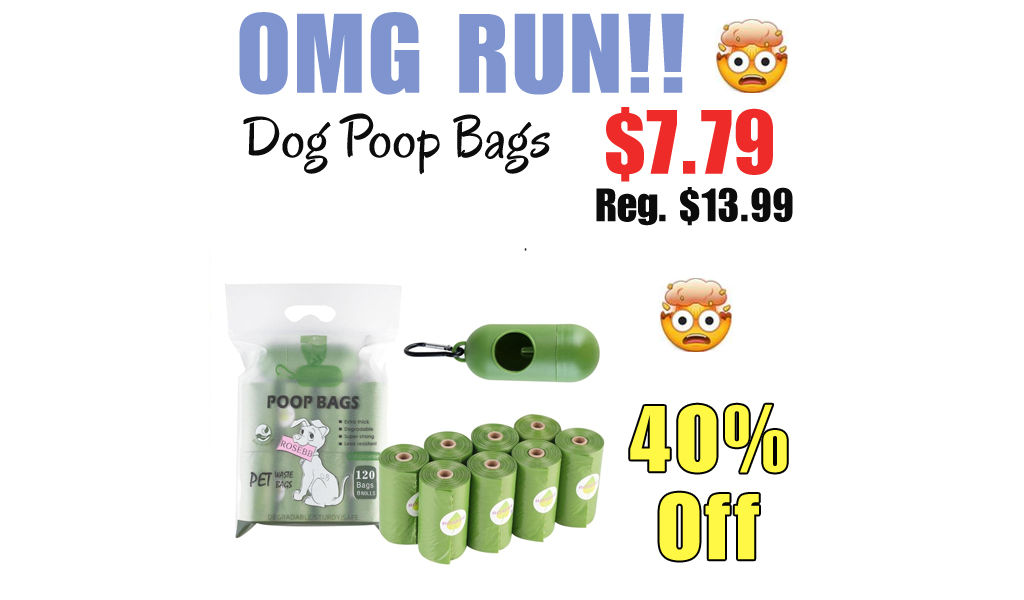 Dog Poop Bags Only $7.79 Shipped on Amazon (Regularly $13.99)