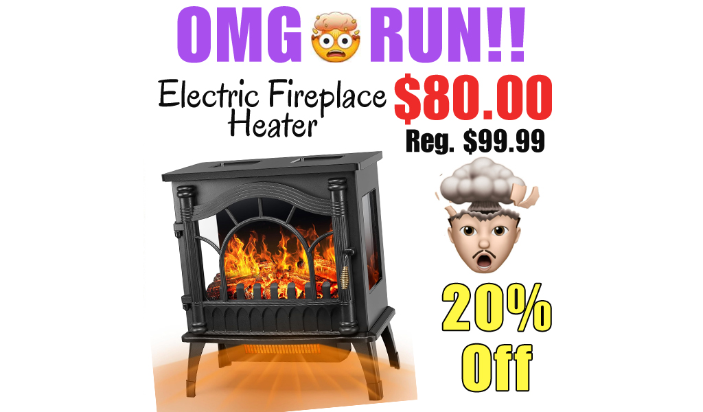 Electric Fireplace Heater Only $80.00 Shipped on Amazon (Regularly $99.99)