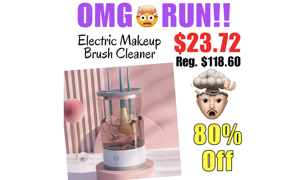Electric Makeup Brush Cleaner Only $23.72 Shipped on Amazon (Regularly $118.60)