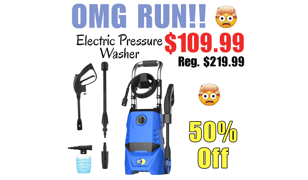 Electric Pressure Washer Only $109.99 Shipped on Amazon (Regularly $219.99)