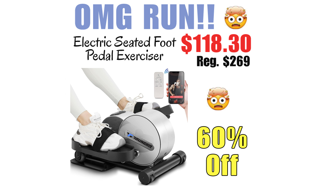 Electric Seated Foot Pedal Exerciser Only $118.30 Shipped on Amazon (Regularly $269)