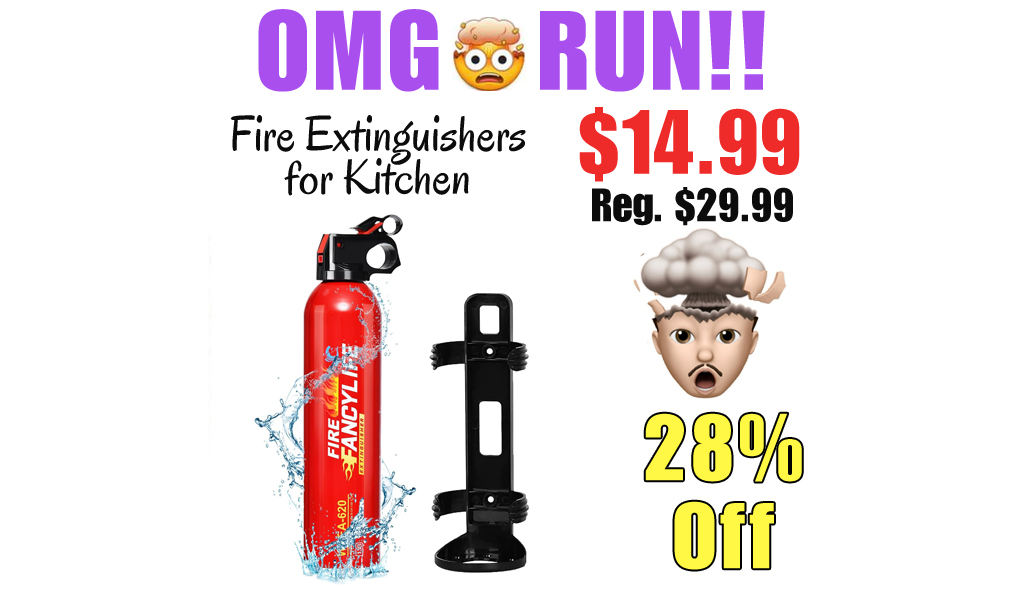 Fire Extinguishers for Kitchen Only $14.99 Shipped on Amazon (Regularly $29.99)