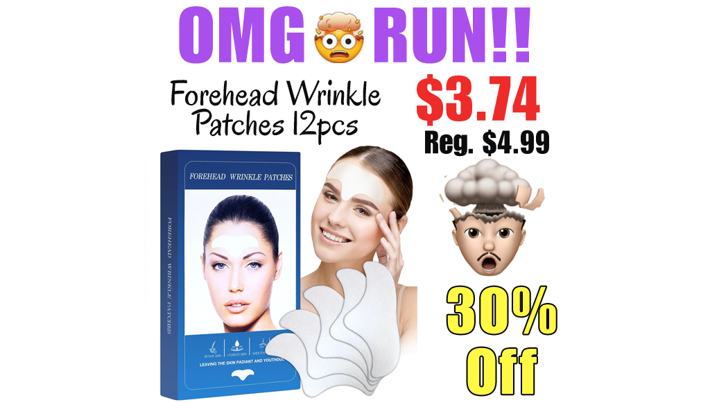 Forehead Wrinkle Patches 12pcs Only $3.74 Shipped on Amazon (Regularly $4.99)