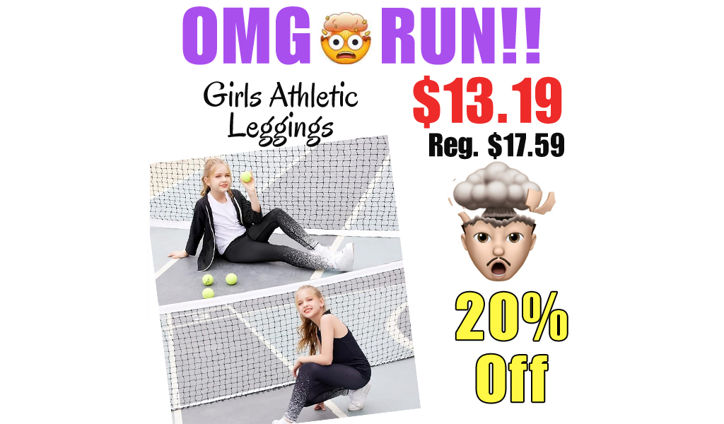 Girls Athletic Leggings Only $13.19 Shipped on Amazon (Regularly $17.59)