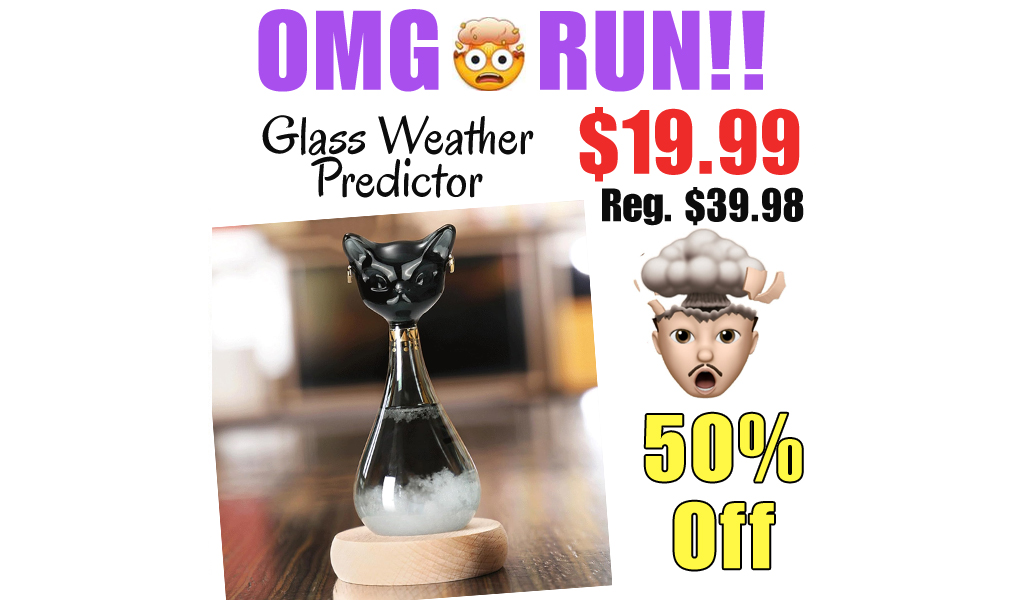 Glass Weather Predictor Only $19.99 Shipped on Amazon (Regularly $39.98)