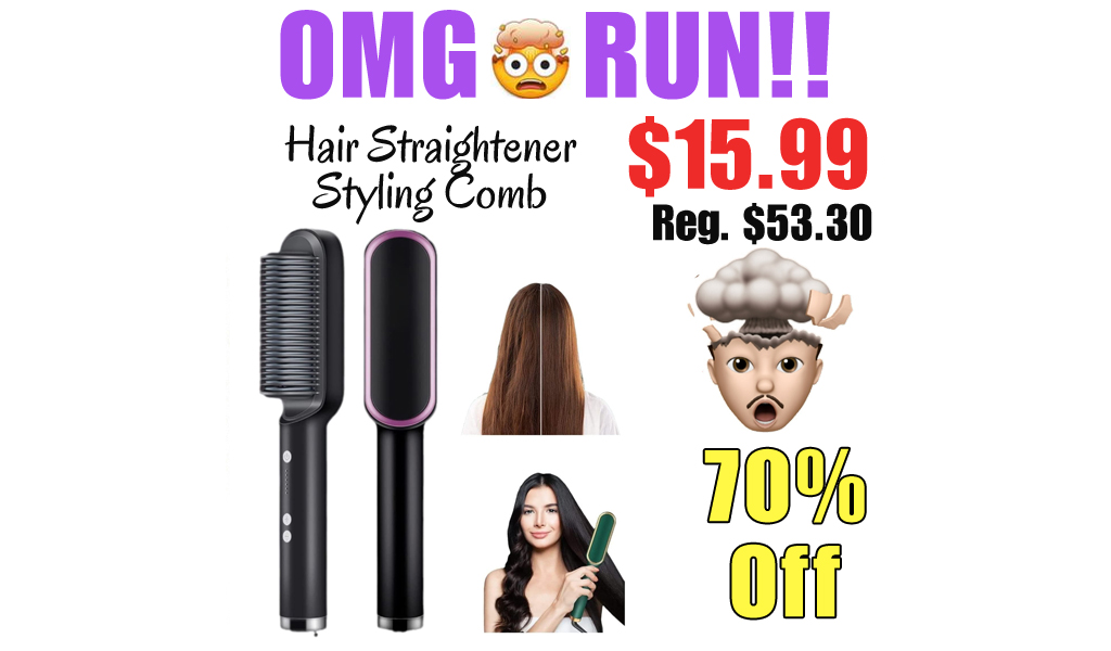 Hair Straightener Styling Comb Only $15.99 Shipped on Amazon (Regularly $53.30)