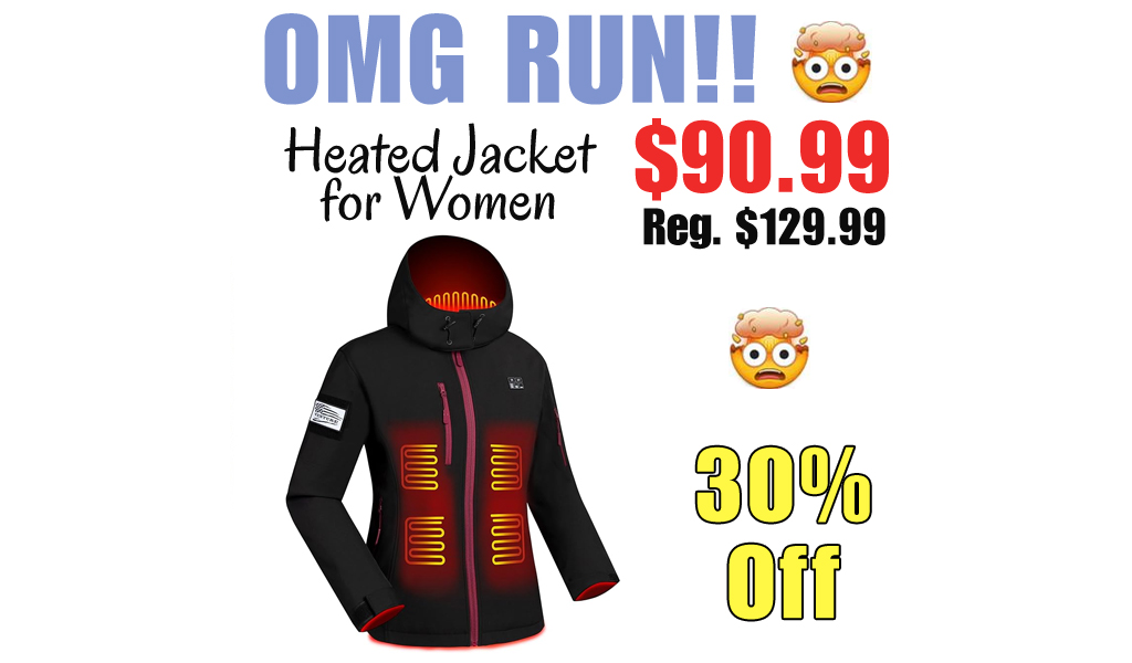 Heated Jacket for Women Only $90.99 Shipped on Amazon (Regularly $129.99)