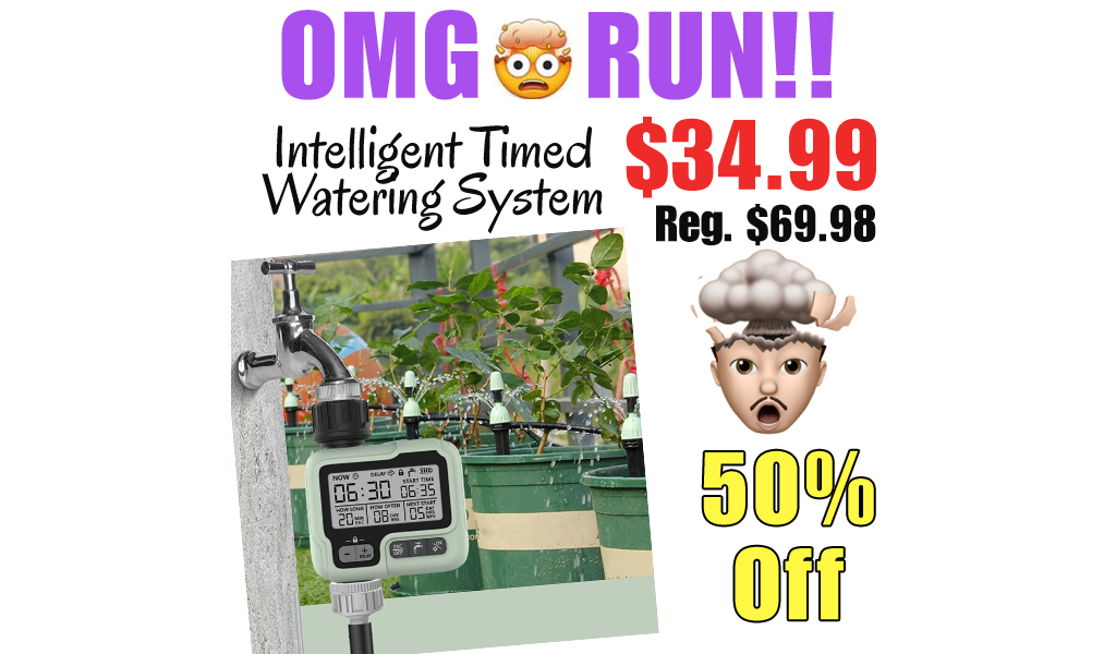 Intelligent Timed Watering System Only $34.99 Shipped on Amazon (Regularly $69.98)