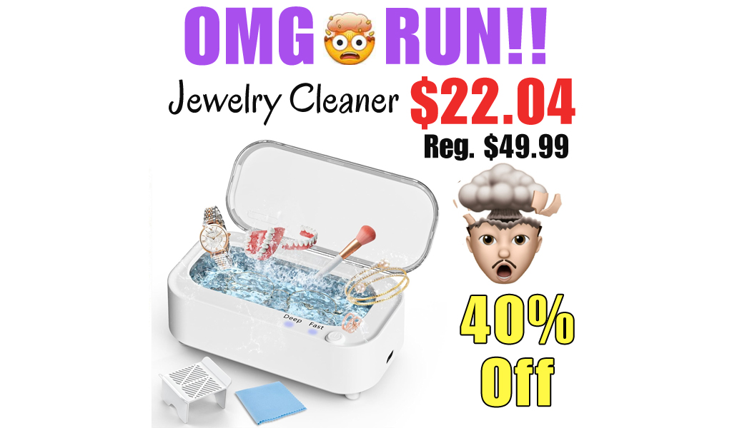 Jewelry Cleaner Only $22.04 Shipped on Amazon (Regularly $49.99)