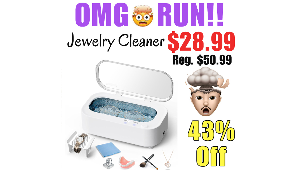 Jewelry Cleaner Only $28.99 Shipped on Amazon (Regularly $50.99)