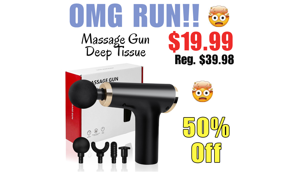 Massage Gun Deep Tissue Only $19.99 Shipped on Amazon (Regularly $39.98)